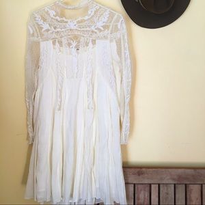 Free People Victorian lace dress ROMANTIC